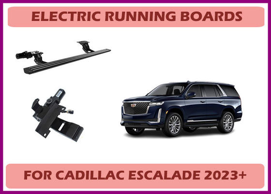 Heavy-Duty Waterproof Power Step with LED Lights for Cadillac Escalade